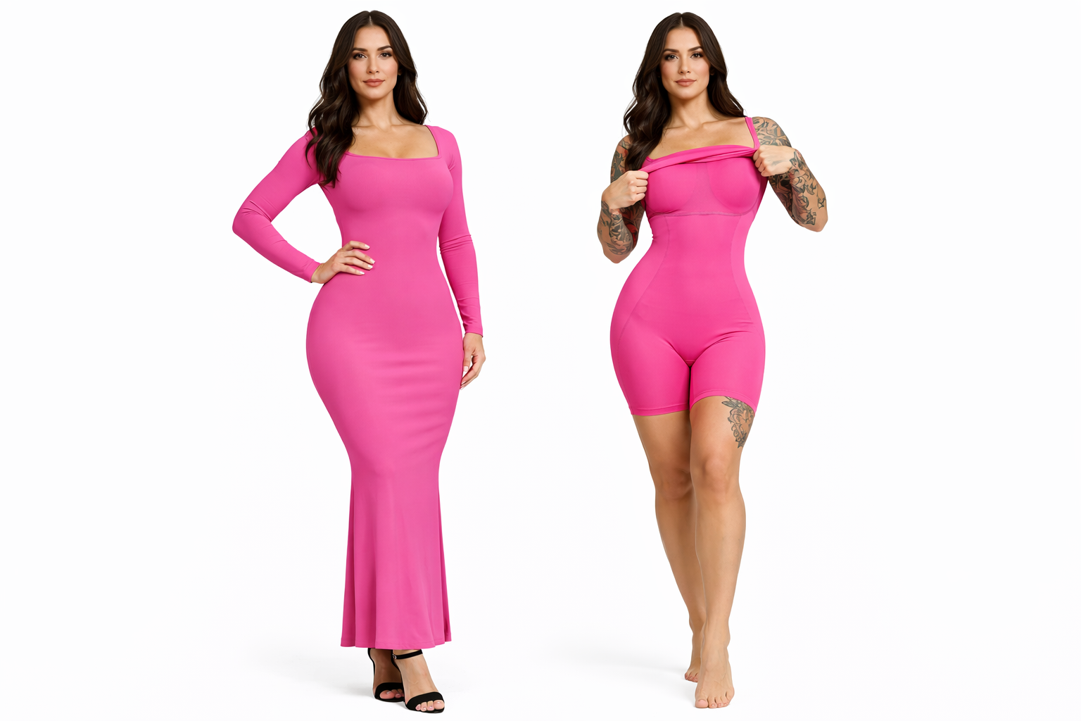 Robe Gainante Sculptante Intégrée – Silhouette Parfaite & Confort Absolu