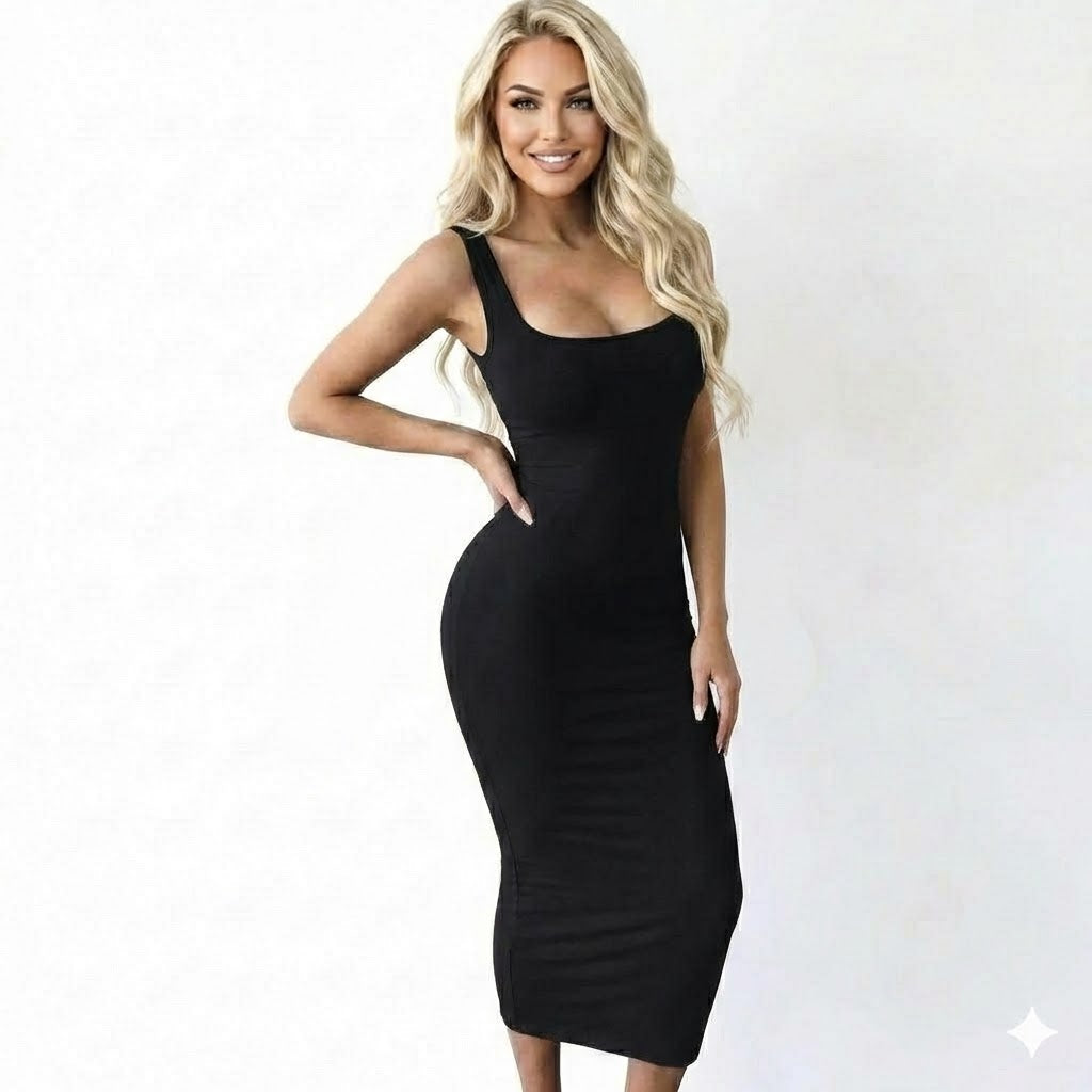 Robe Sculpt™ 2-en-1 – Body Gainant Intégré Invisible