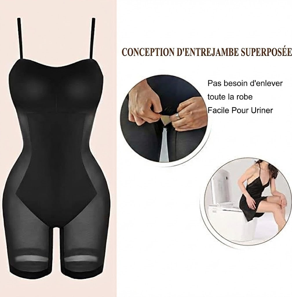 Robe Gainante Sculptante Intégrée – Silhouette Parfaite & Confort Absolu